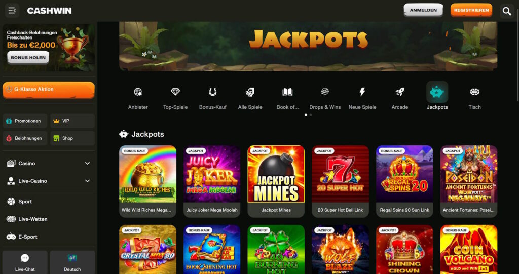 Cashwin Jackpots