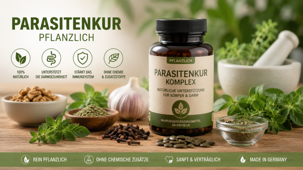 Pflanzliche Parasitenkur: Wissenswertes über Anwendung, Symptome und wichtige Hinweise 2 Pflanzliche Parasitenkur und alle Tipps für die Darmgesundheit