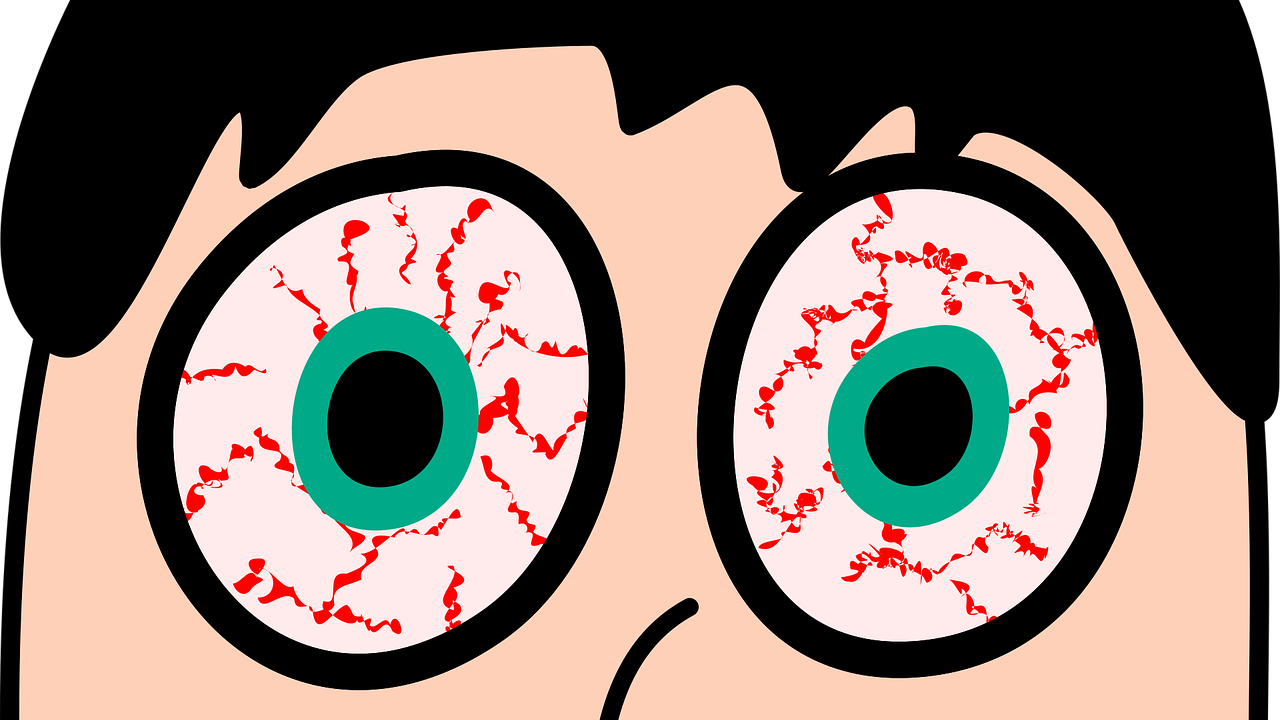 Woher kommt ständige Müdigkeit? 10 mögliche Ursachen und Lösungen 2 openclipart vectors bloodshot 1294920 1280 edited