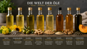 Gesunde Öle, Öle zum Kochen, Unterschiedliche Fette