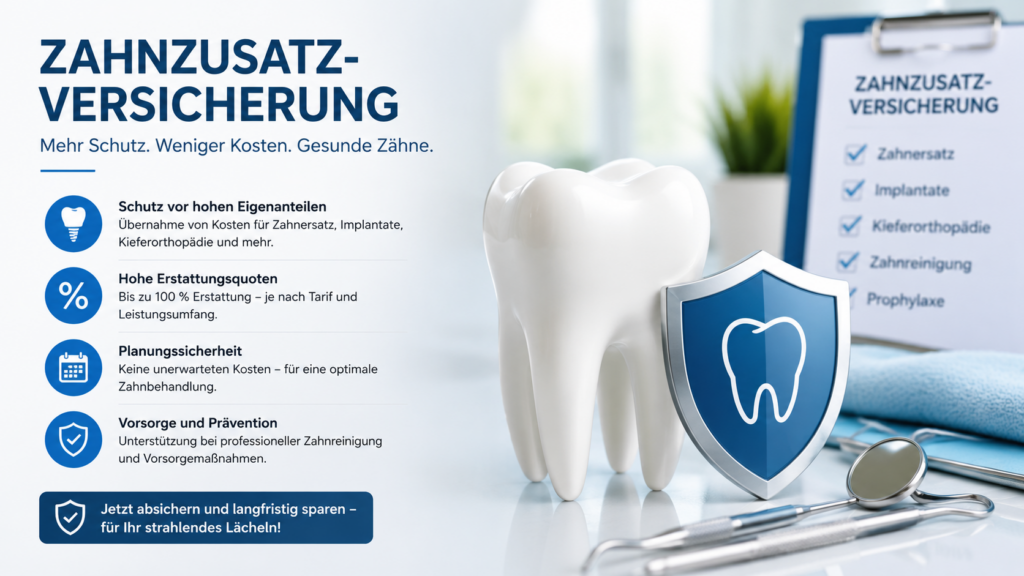 Zahnzusatzversicherung: Leistungen, Kosten, Vorteile und alles, was darüber bekannt sein sollte 3 ChatGPT Image 16. Juli 2026 10 42 37